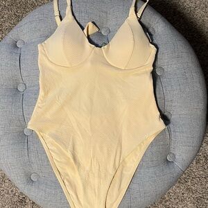 Butter yellow One-Piece Swimsuit